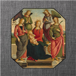 Madonna and Child with Two Angels 